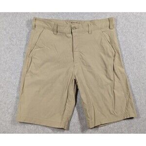 Eddie Bauer Men Shorts Size 36 Travex Nylon Chino‎ Performance 9" Inseam Outdoor